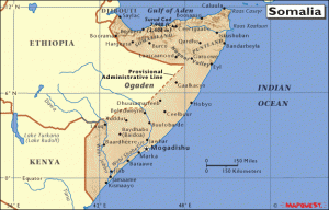 somalia map