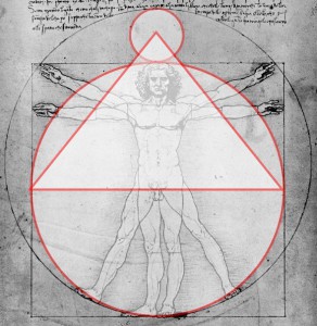 DaVinci vitruviawith_pyramid